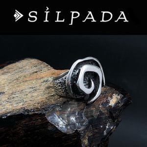 Silpada Retired Sterling Silver Oxidized Swirl Ring